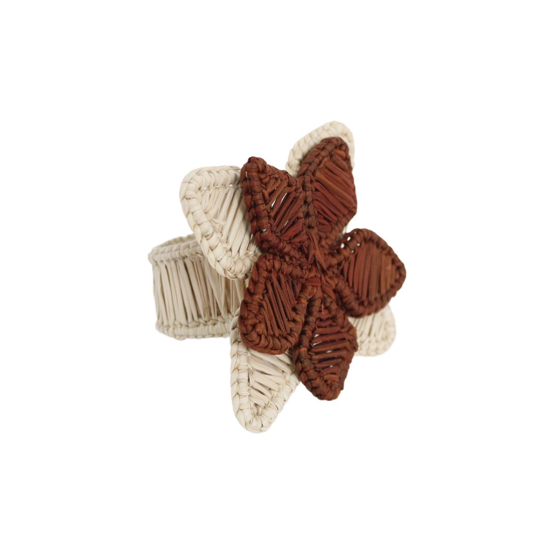The Buendia Dos Flor Napkin Ring Set | Core Shades